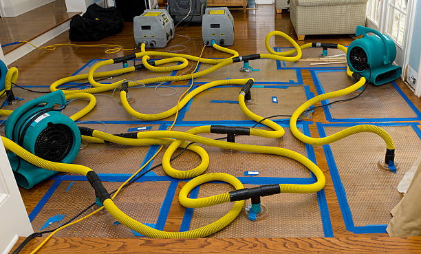 Professional Crawl Space Water Removal technician working in Milford, NH